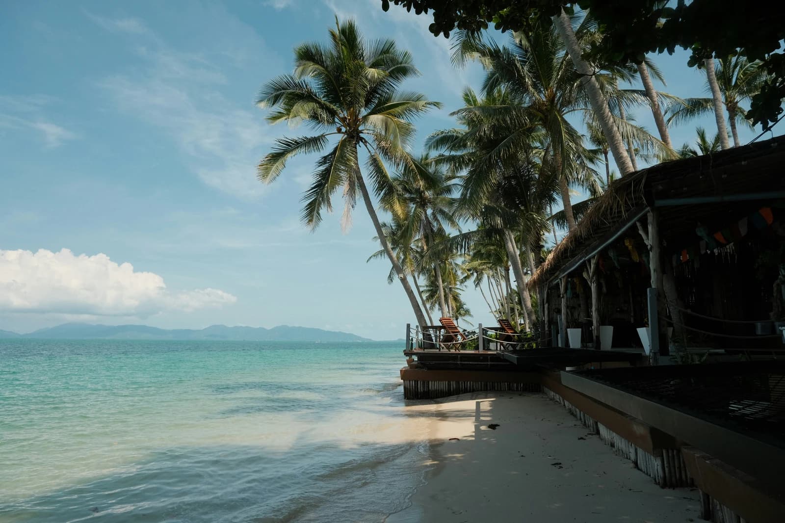 Koh Samui island beach coastline, Thailand